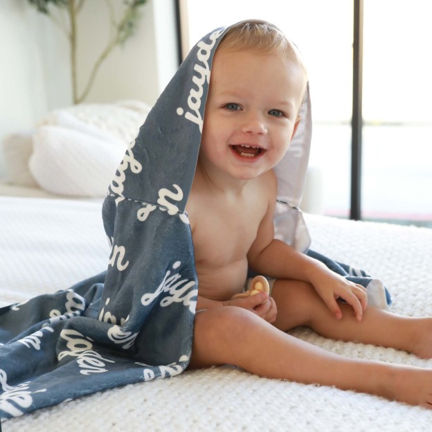 Personalized Baby Hooded Towel for Comfort & Unique | BBBlanket10
