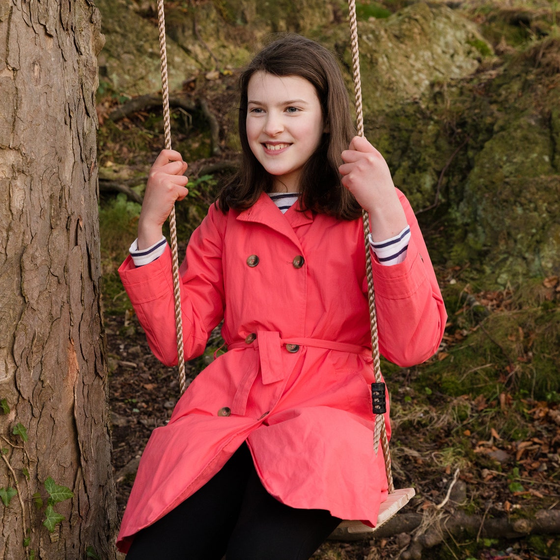 Personalized Kid's Wooden Garden Swing | CWToy50