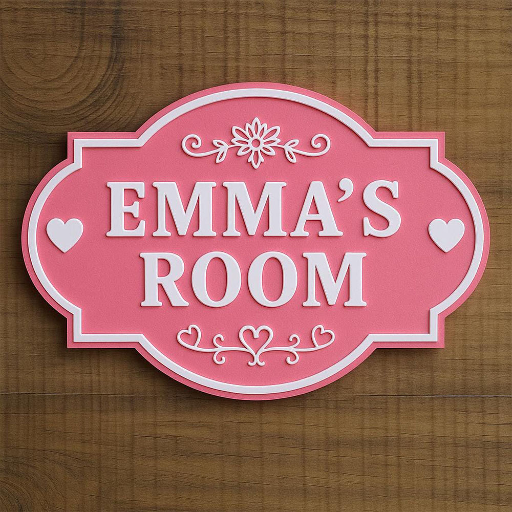 Personalized Kid's Bedroom Decoration Door Sign | CWBaby392