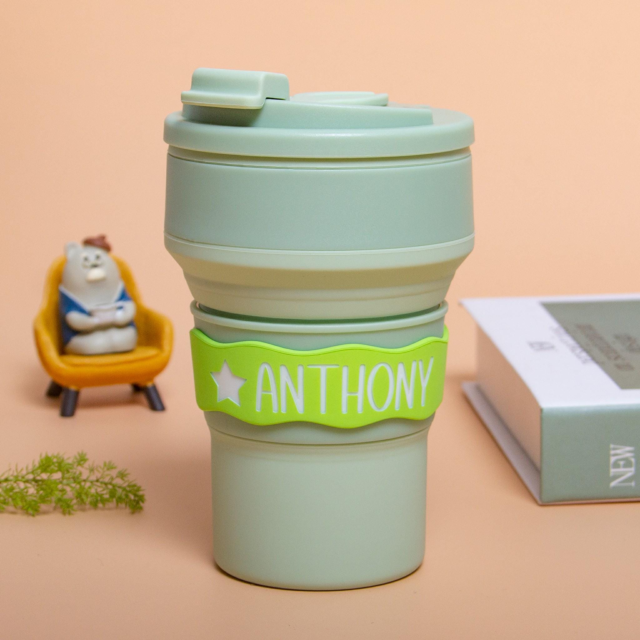 Personalised Portable Leak-Proof Silicone Water Cup | CWBaby159