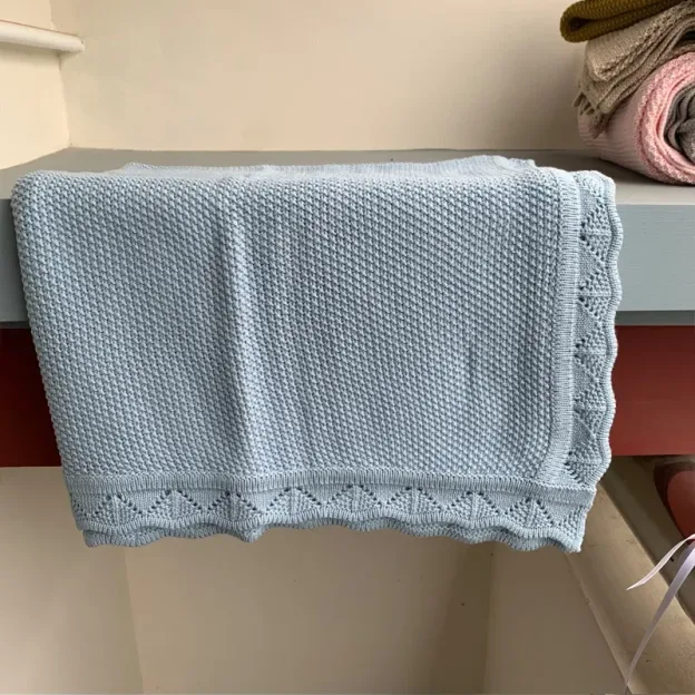 Personalized Embroidered Knit Baby Blanket for Unique Gift | CWBaby51