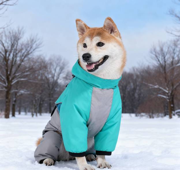 Personalized Pet Winter Warm Windproof Puffer Jacket | BKPet276