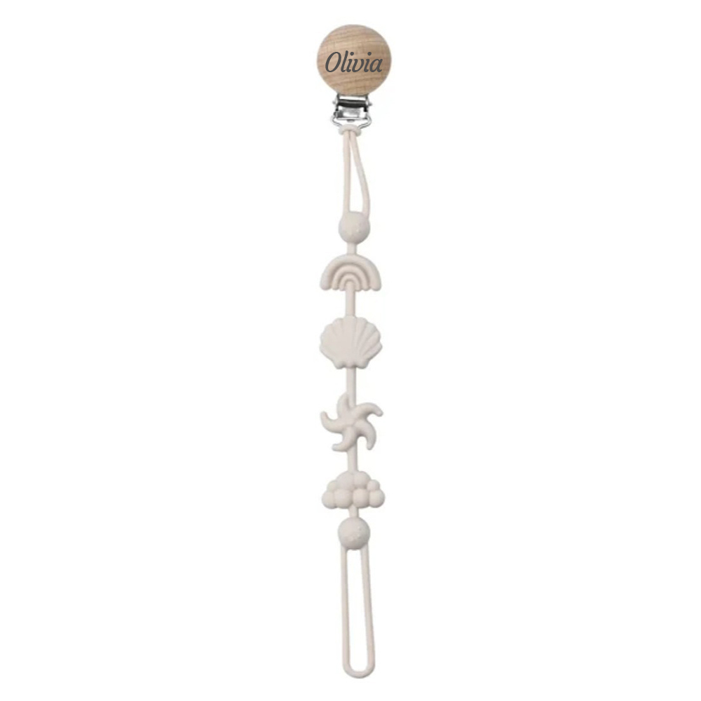 Personalized Baby Pacifier Silicone Chewable Clip | CWToy155