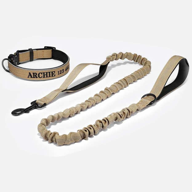 Personalized Embroidered Dog Collar & Leash Set | BKPet434