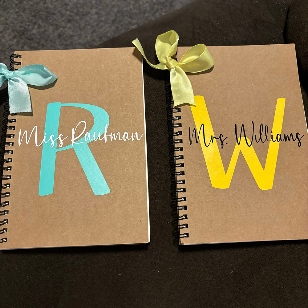 Personalized Pen Teacher Notebook for Teacher Appreciation Gift | CWTeach10