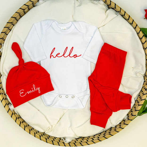 Personalized Baby Coming Home Outfit Set | CWBaby131