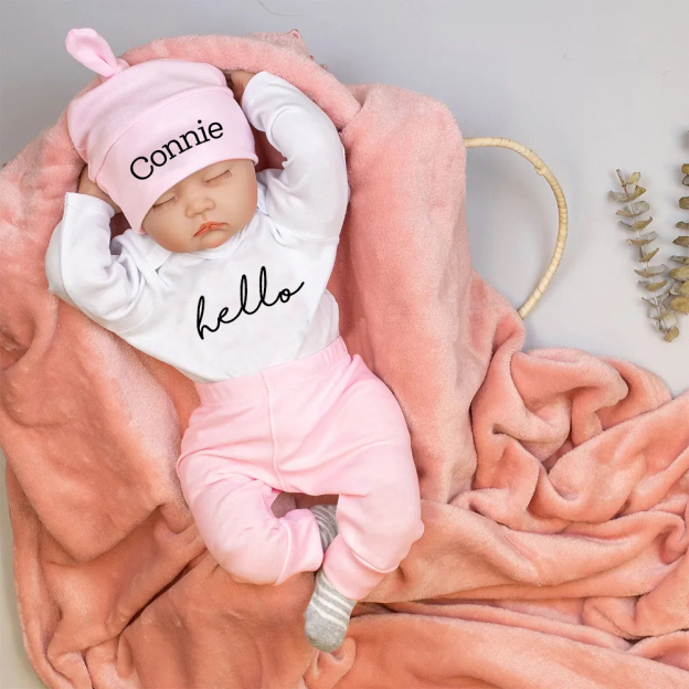 Personalized Baby Coming Home Outfit Set | CWBaby131