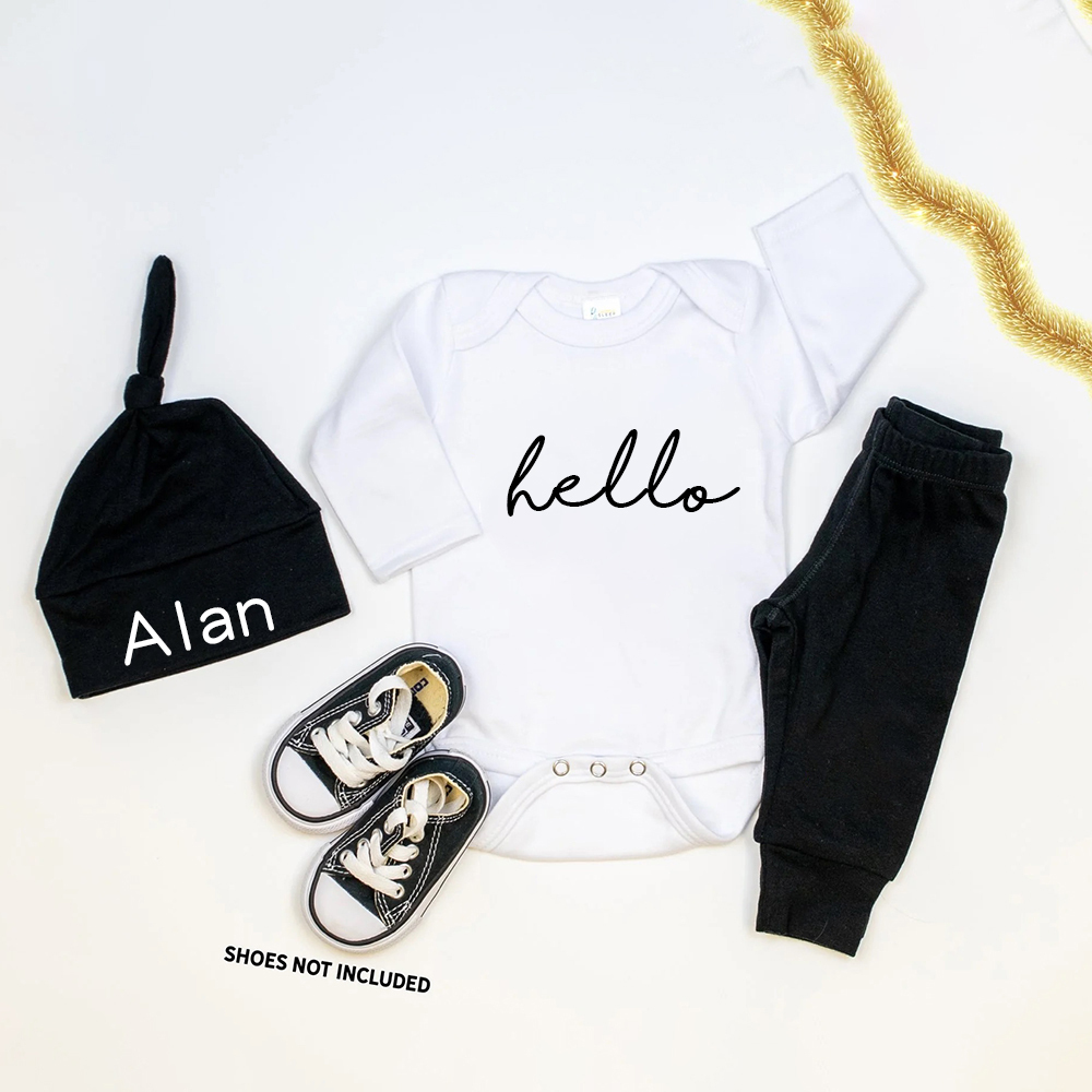 Personalized Baby Coming Home Outfit Set | CWBaby131