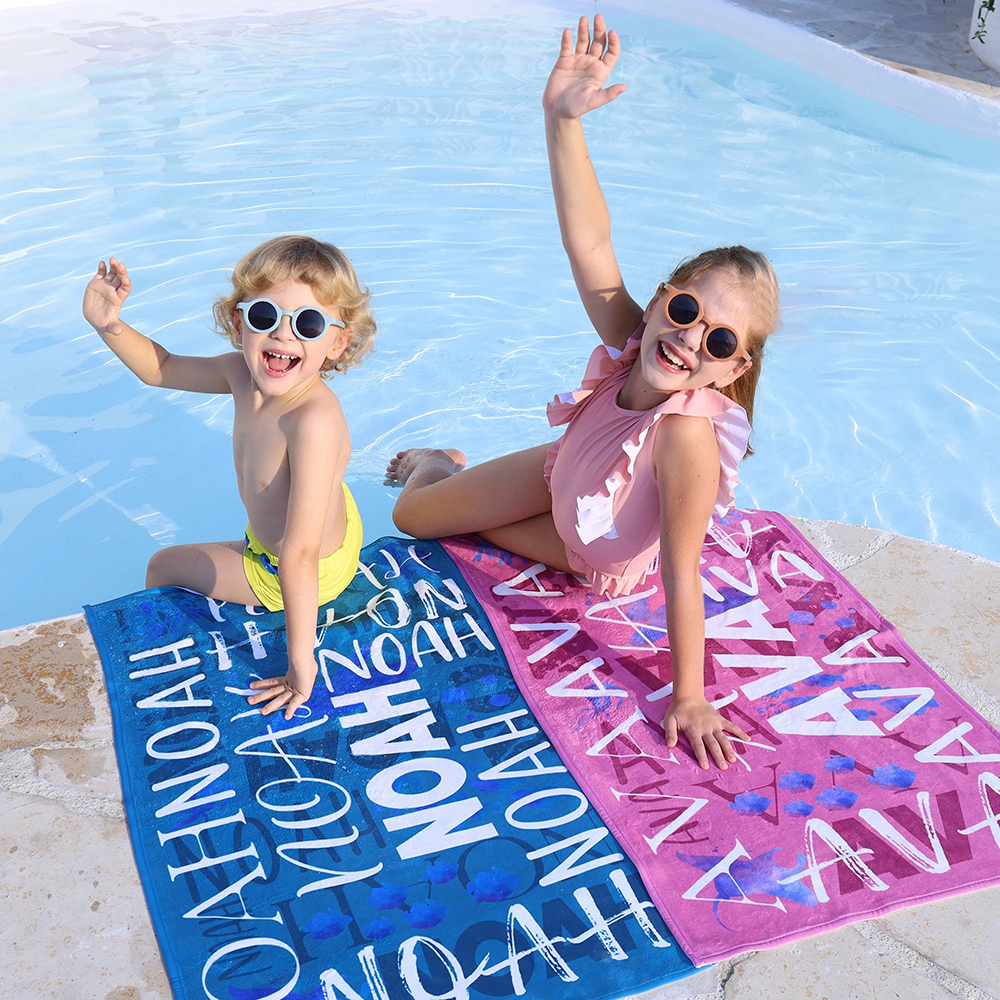 Personalized Lovely Kid Towel for Summer & Beach | CWTowel137
