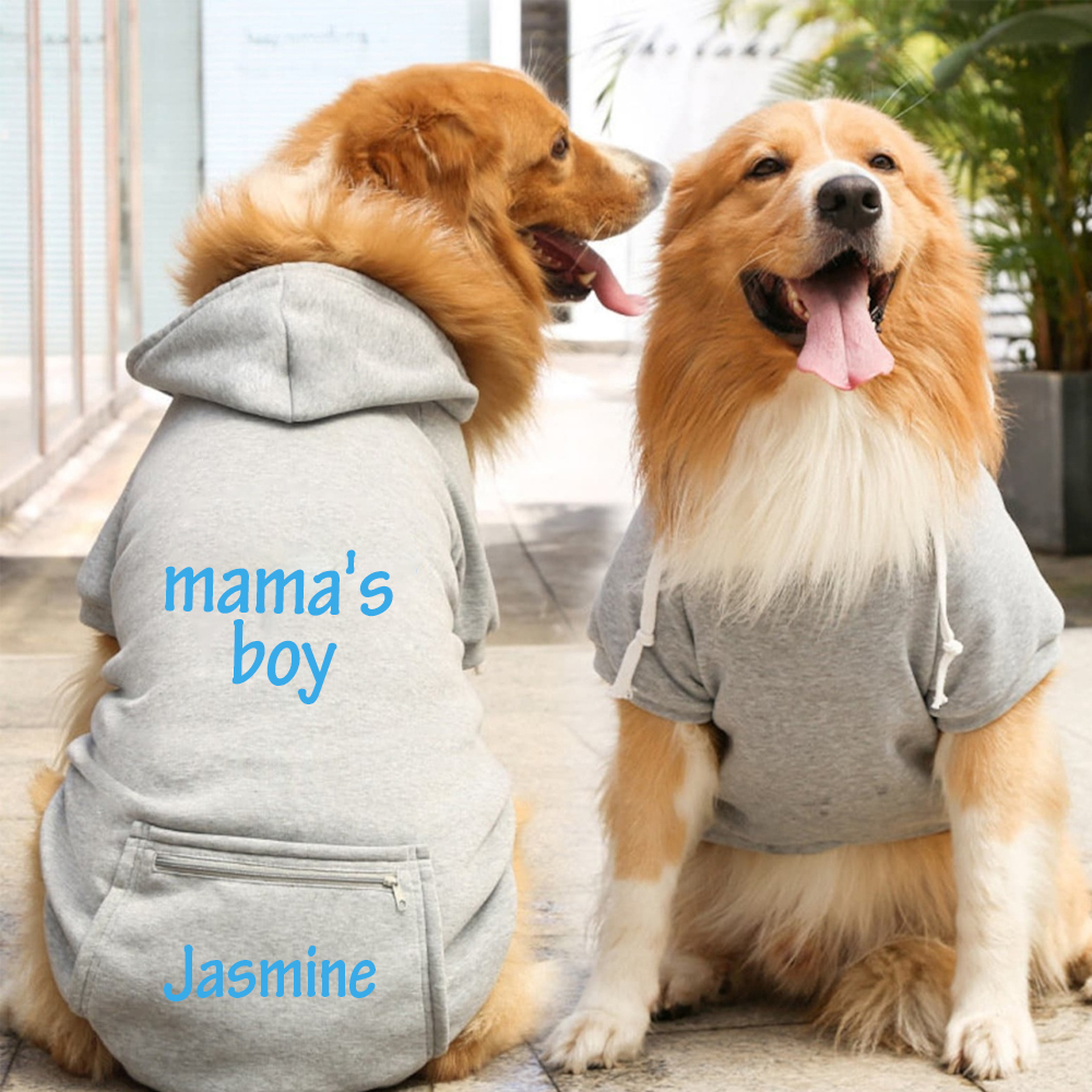 Personalized Warm Puppy Hoodie for Comfort & Unique | BKPet10001