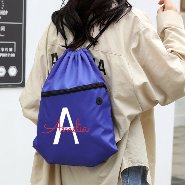 Personalized Colourful Drawstring Water Proof Beach Bag | CWBeach147