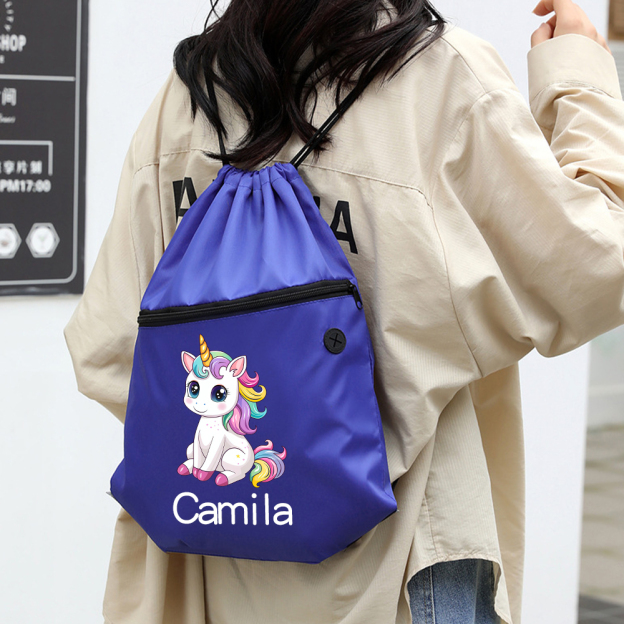 Personalized Lovely Drawstring Water Proof Beach Bag | CWBeach14701