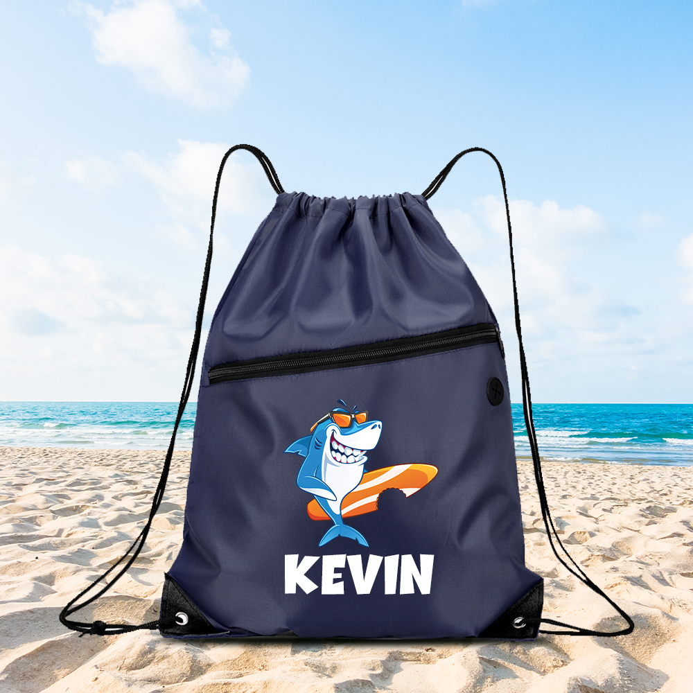 Personalized Lovely Drawstring Water Proof Beach Bag | CWBeach14701