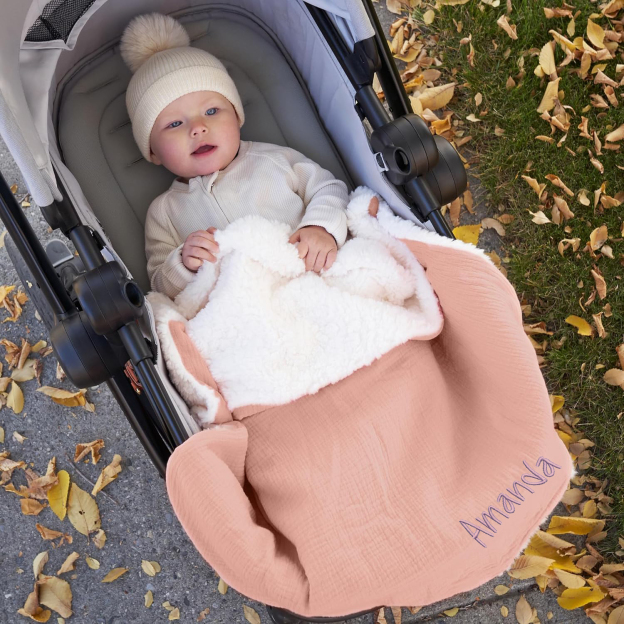 Personalized Embroidered Soft Fleece Baby Blanket | CWBaby154