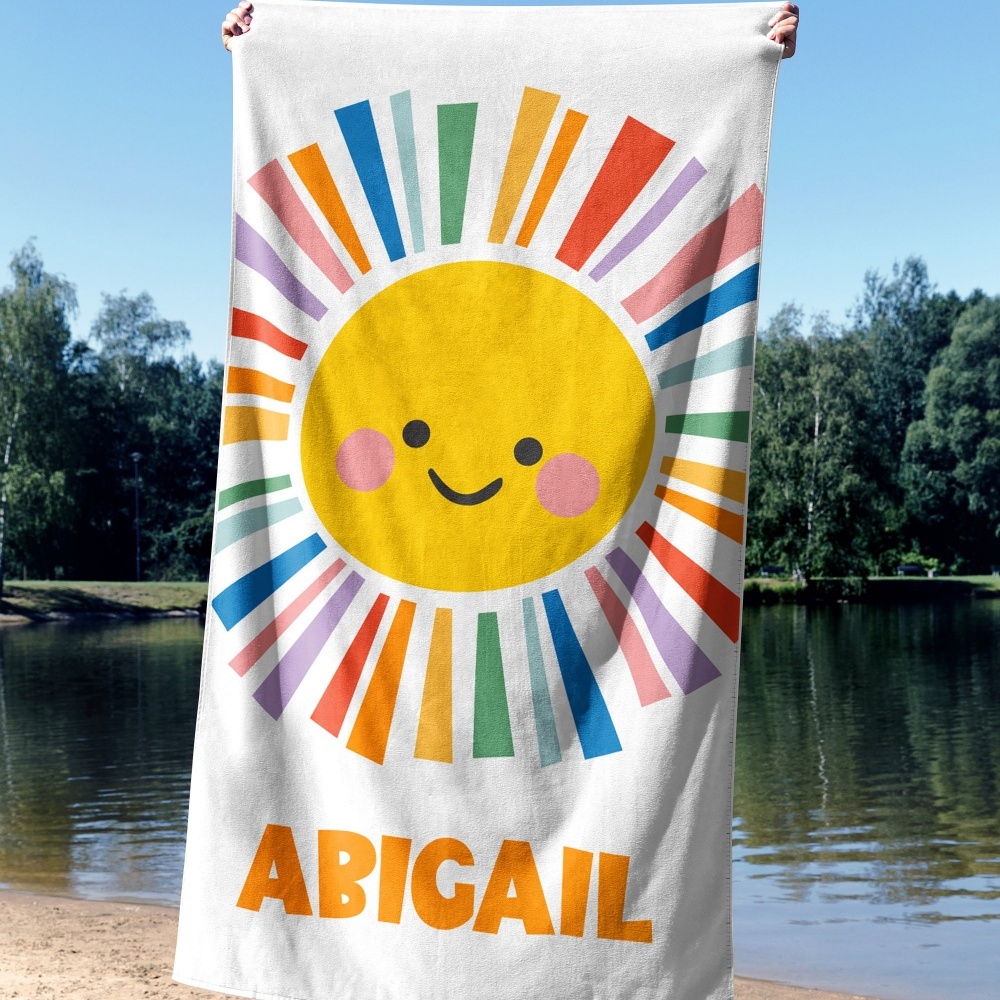 Personalized Lovely Kid Towel for Summer & Beach | CWTowel140