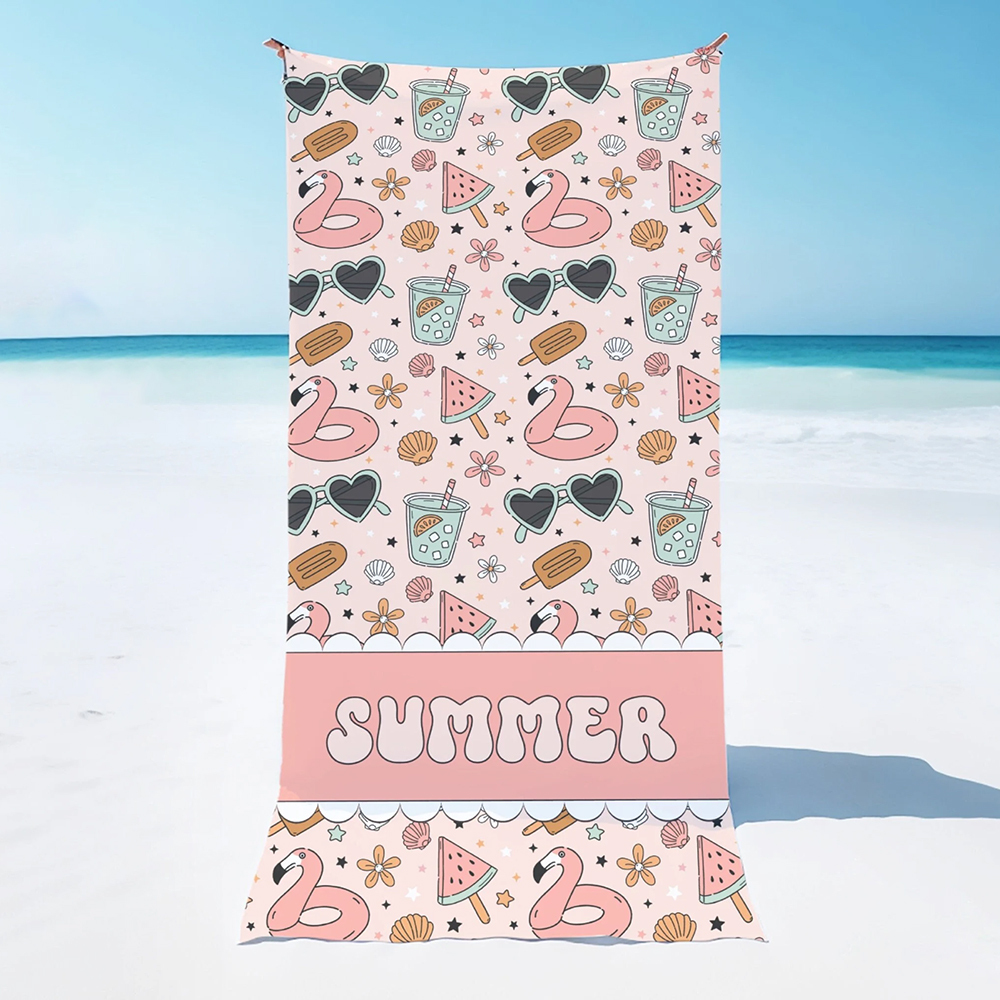 Personalized Lovely Kid Towel for Summer & Beach | CWTowel141
