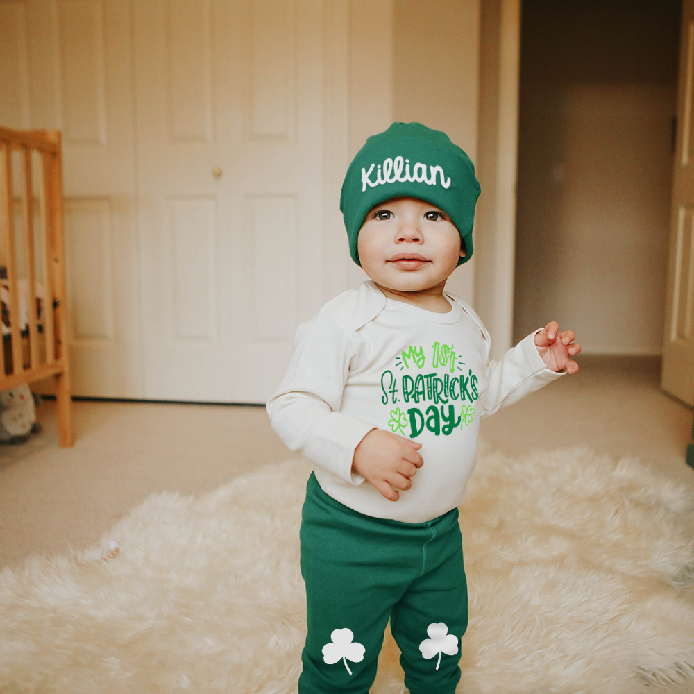 Personalized Baby 1st St. Patrick's Day Outfit Set | CWBaby163