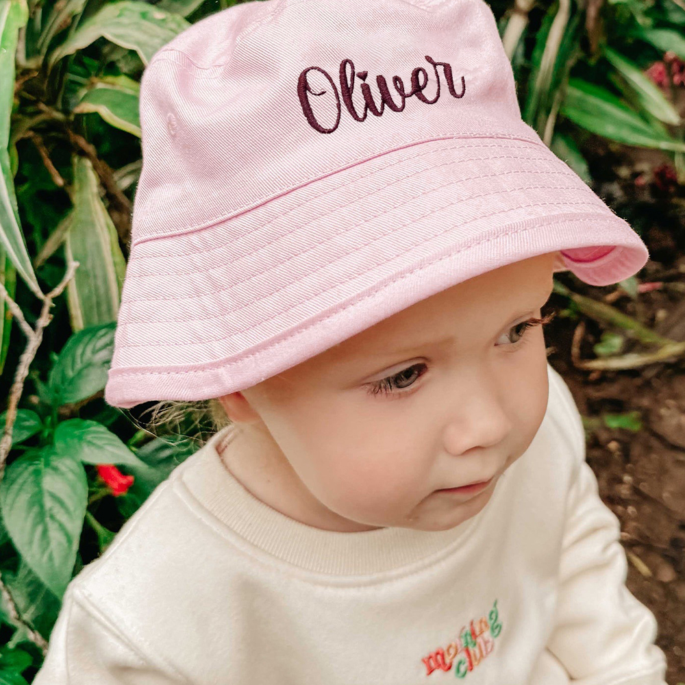 Personalized Embroidery Colourful Bucket Hat for Comfort & Unique | CWBeach156