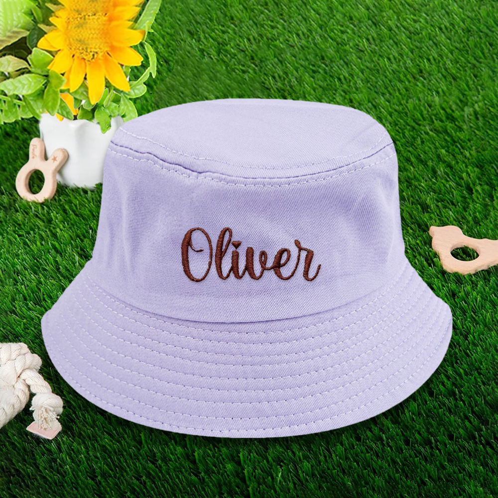 Personalized Embroidery Colourful Bucket Hat for Comfort & Unique | CWBeach156