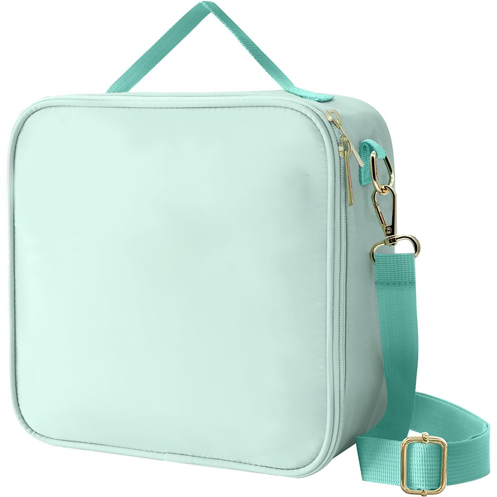 Personalized Chenille Letter Lunch Bag With Strap