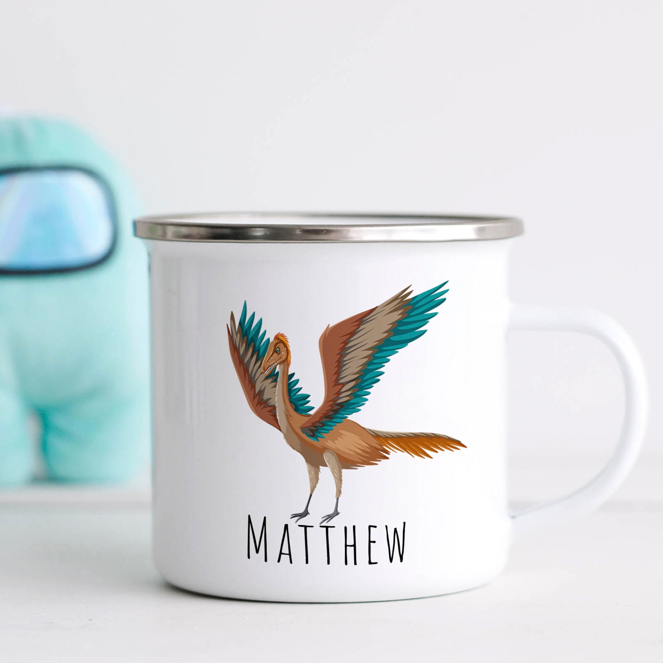 Personalised 12oz Dinosaur Mugs for Kids  | KidMug03