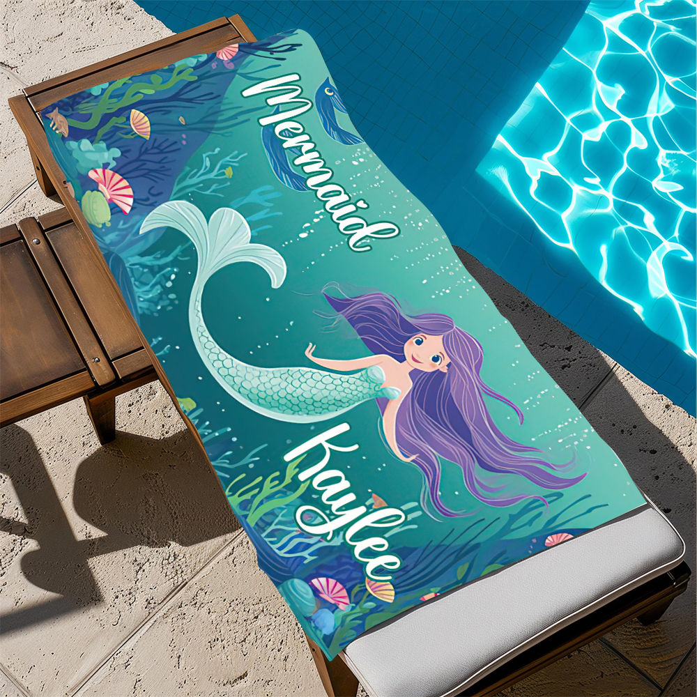 Personalized Lovely Kid Towel for Summer & Beach | CWTowel154