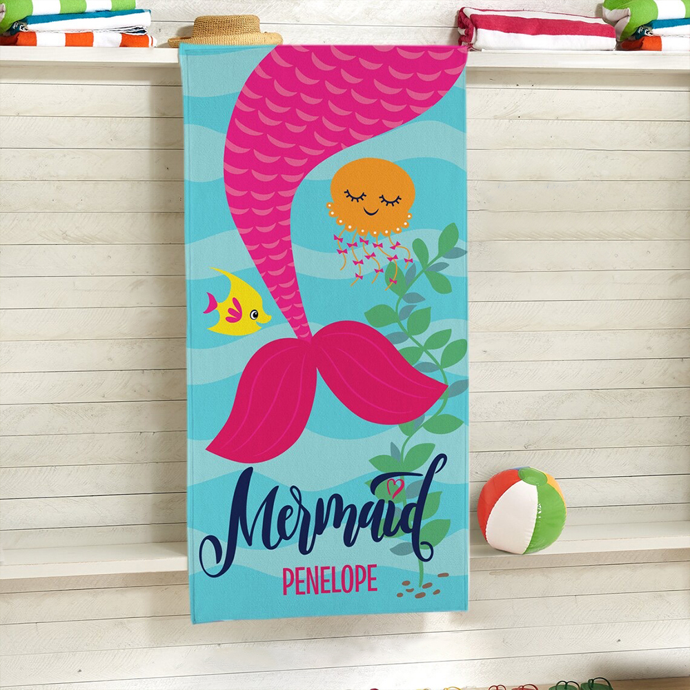 Personalized Lovely Kid Towel for Summer & Beach | CWTowel158