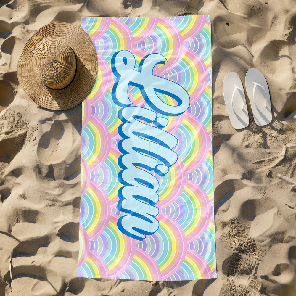 Personalized Lovely Kid Towel for Summer & Beach | CWTowel159