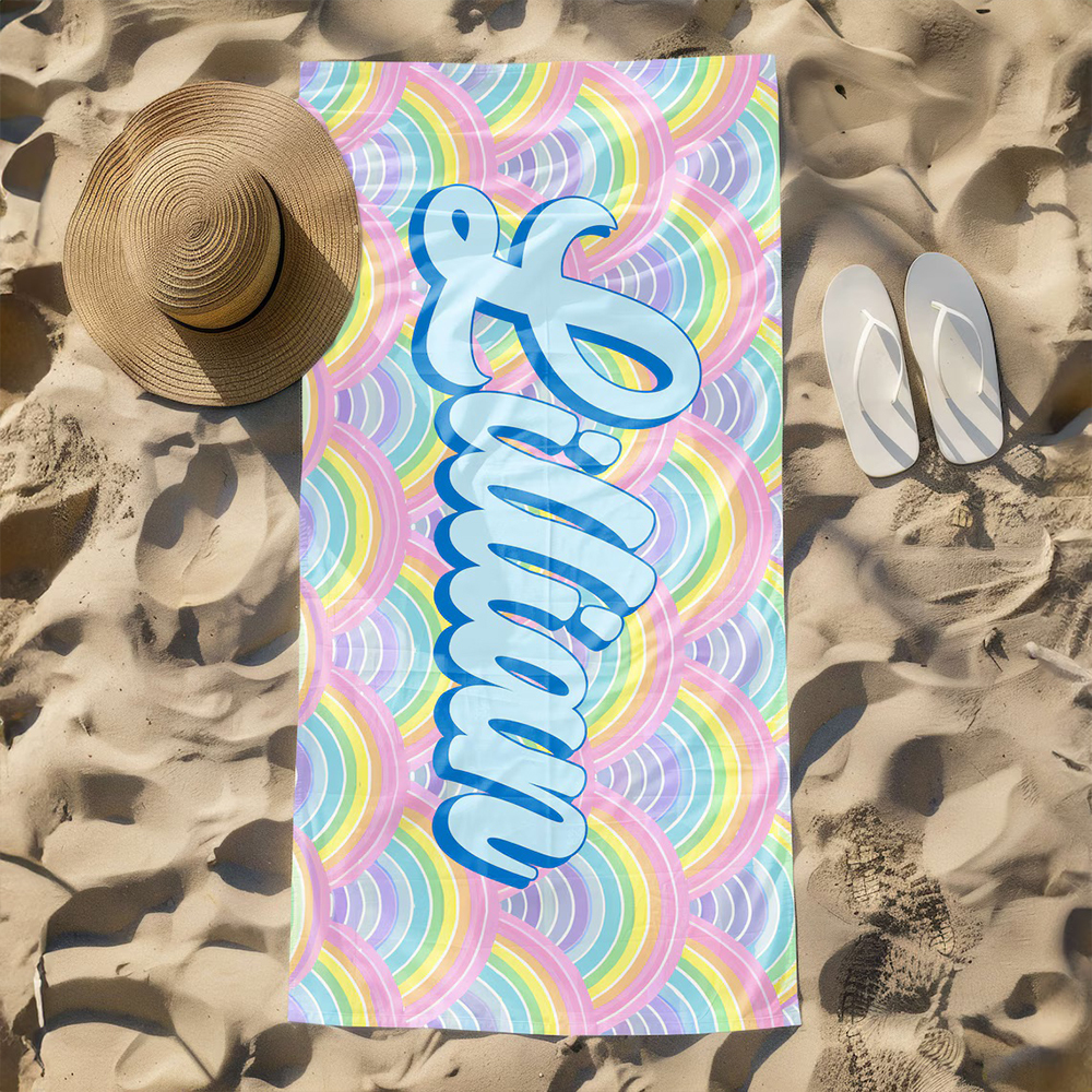 Personalized Lovely Kid Towel for Summer & Beach | CWTowel159