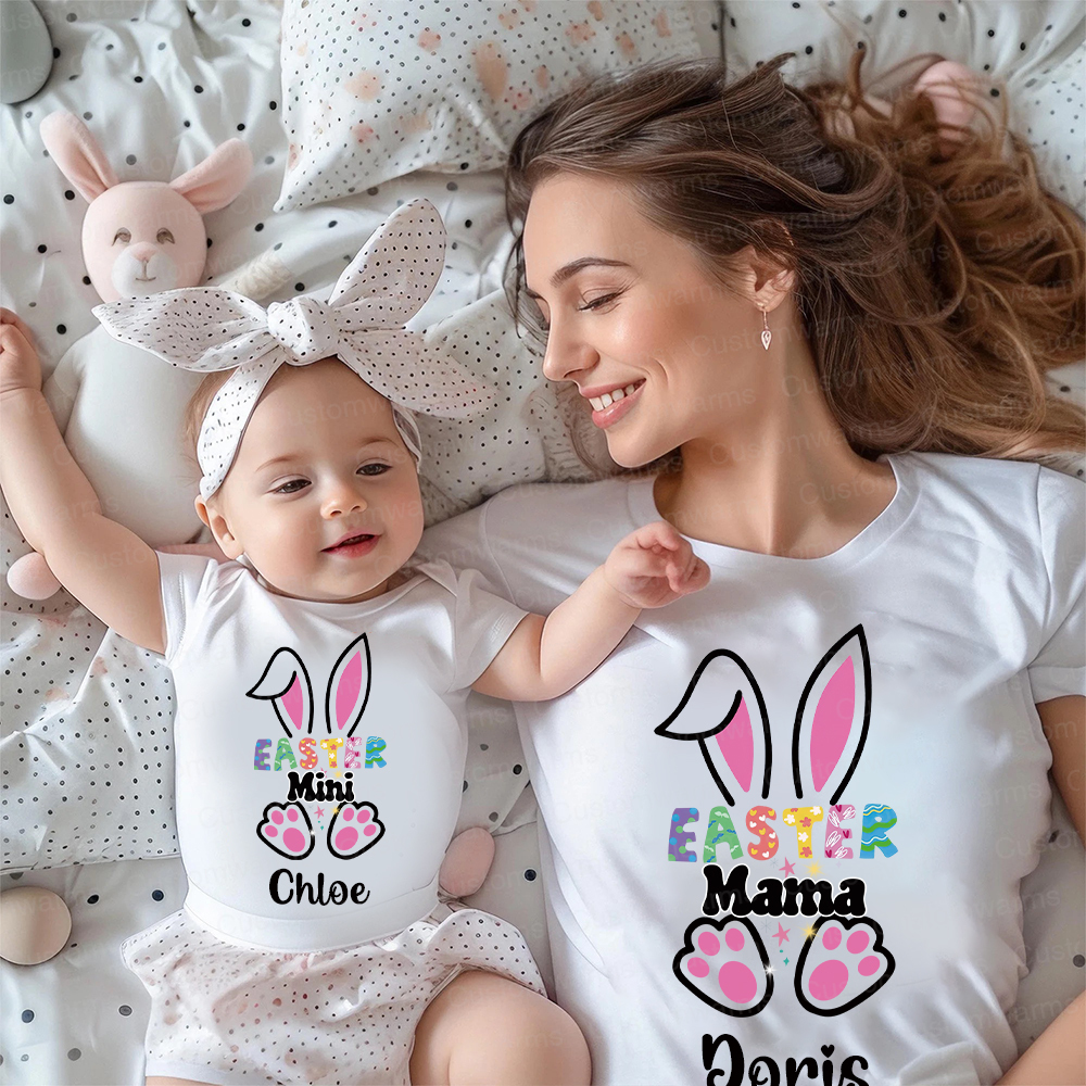 Personalized Family Happy Easter Matching Shirt | CWEaster55