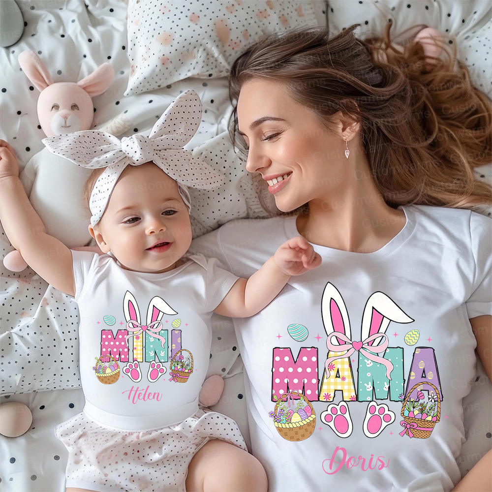 Personalized Family Happy Easter Matching Shirt | CWEaster54