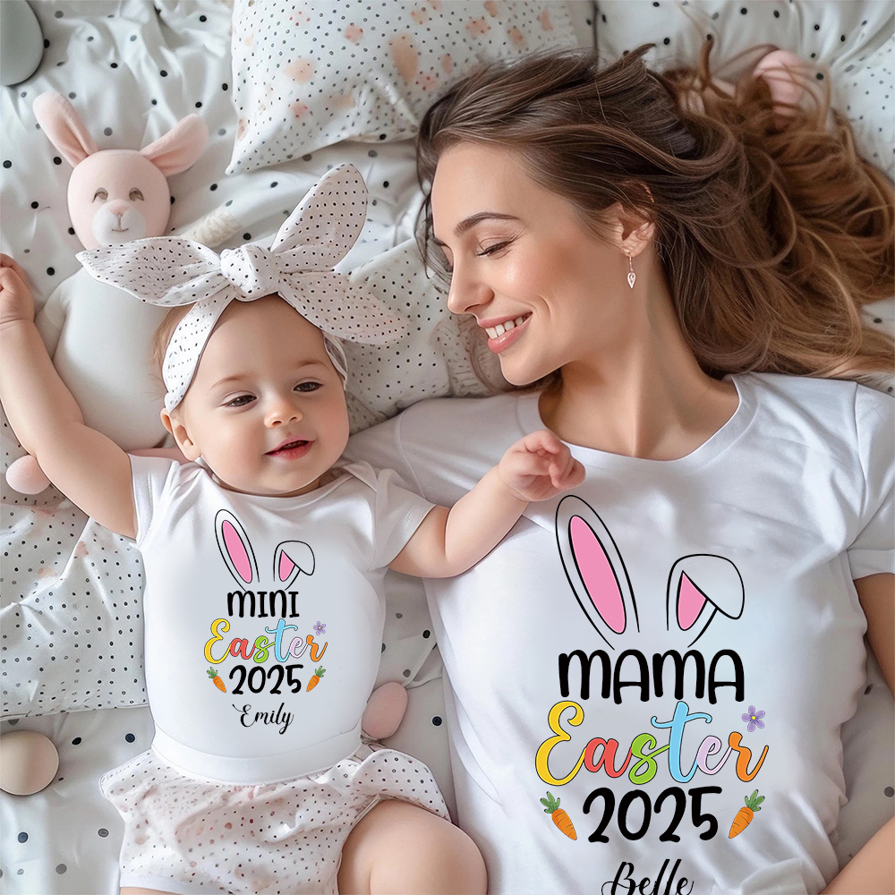 Personalized Family Happy Easter Matching Shirt | CWEaster57