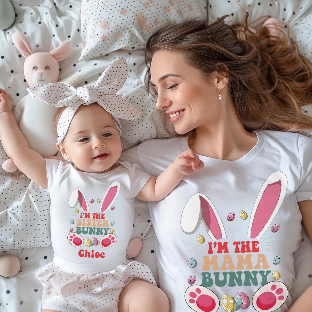 Personalized Family Happy Easter Matching Shirt | CWEaster59