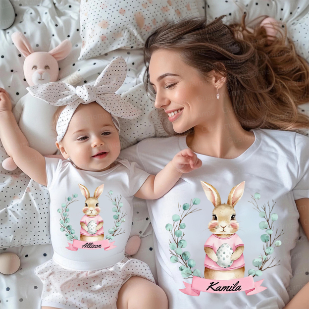 Personalized Family Happy Easter Matching Shirt | CWEaster61