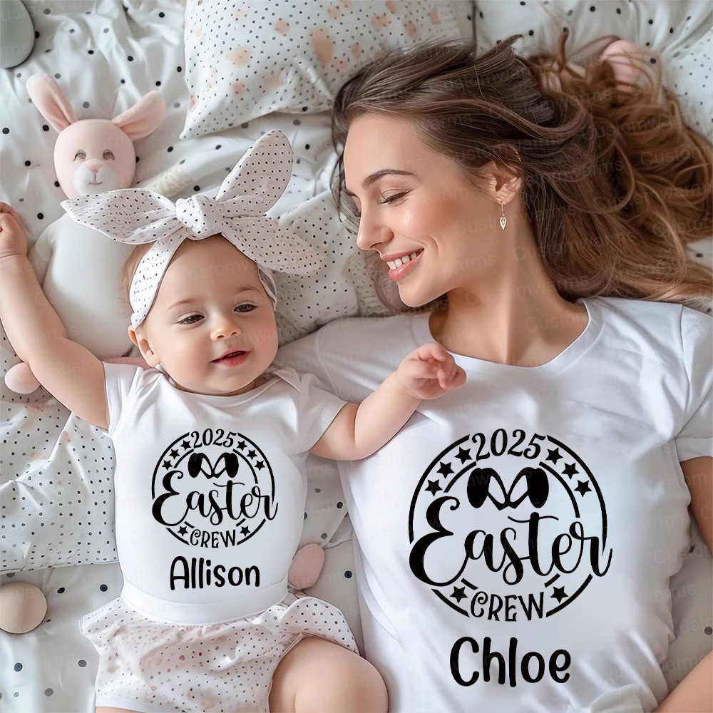 Personalized Family Happy Easter Matching Shirt | CWEaster62