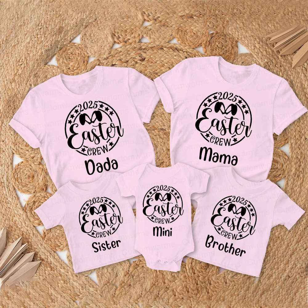 Personalized Family Happy Easter Matching Shirt | CWEaster62