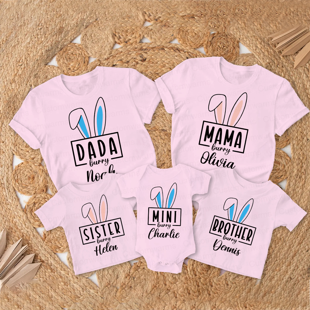 Personalized Family Happy Easter Matching Shirt | CWEaster63