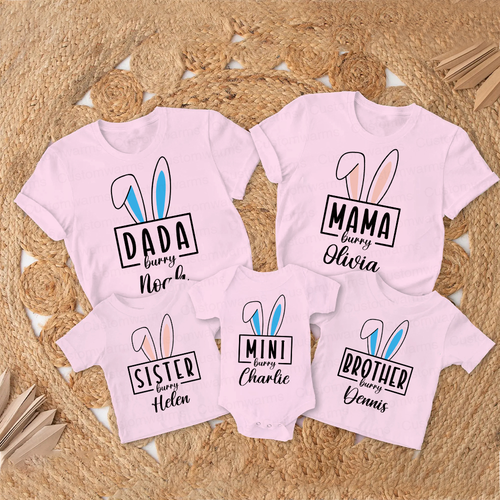 Personalized Family Happy Easter Matching Shirt | CWEaster63