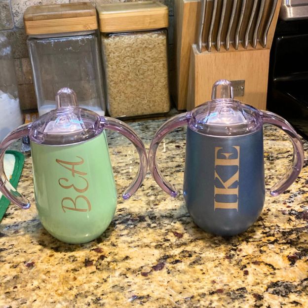 Personalized Stainless Steel Sippy Kids Cup  | Youcup03