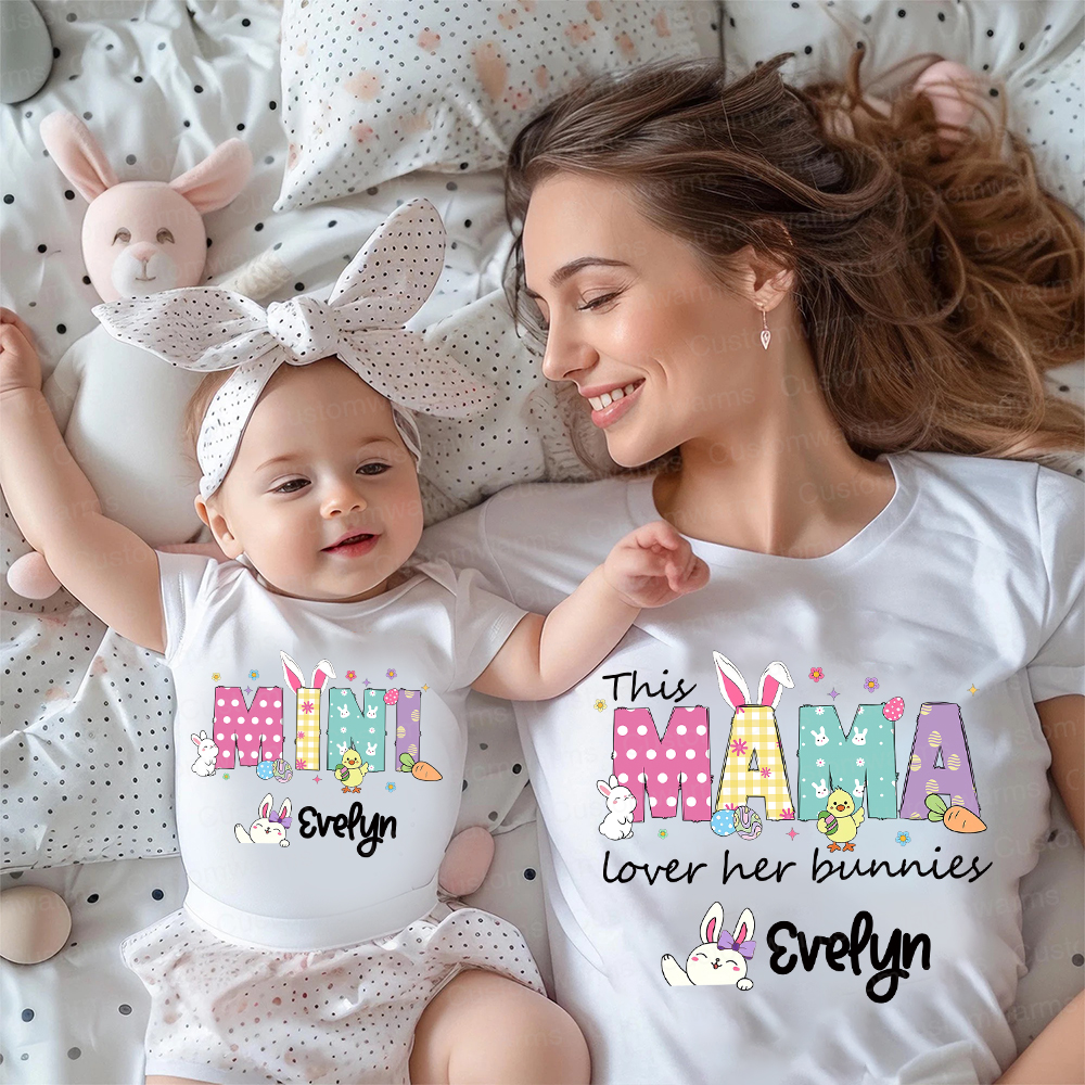 Personalized Family Happy Easter Matching Shirt | CWEaster68