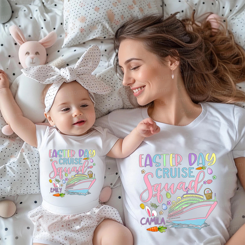 Personalized Family Happy Easter Matching Shirt | CWEaster69