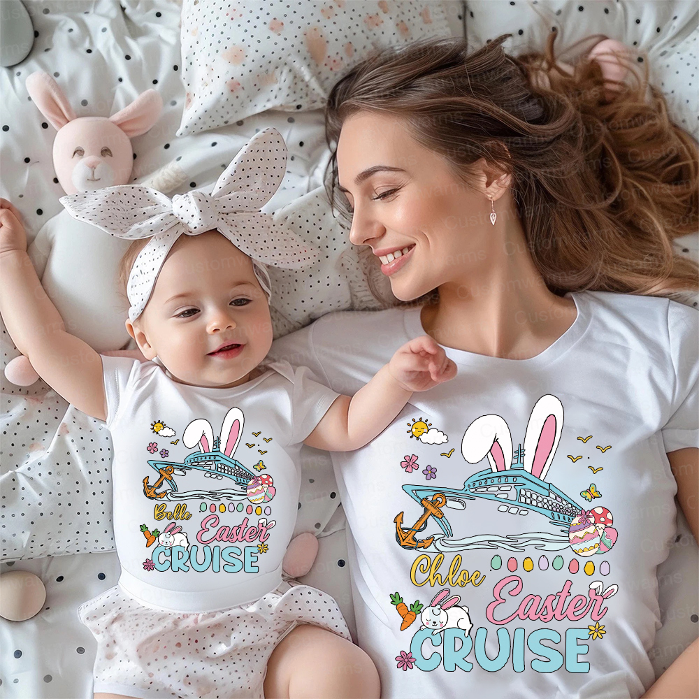 Personalized Family Happy Easter Matching Shirt | CWEaster70