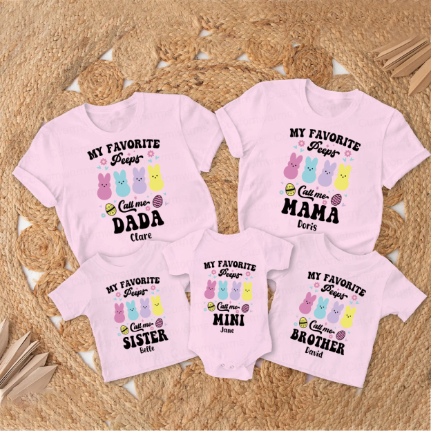 Personalized Family Happy Easter Matching Shirt | CWEaster71