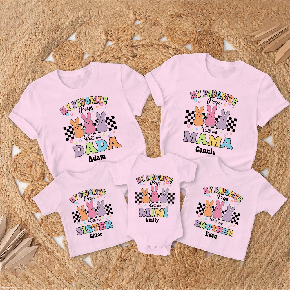 Personalized Family Happy Easter Matching Shirt | CWEaster72