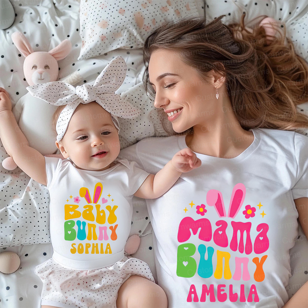 Personalized Family Happy Easter Matching Shirt | CWEaster75