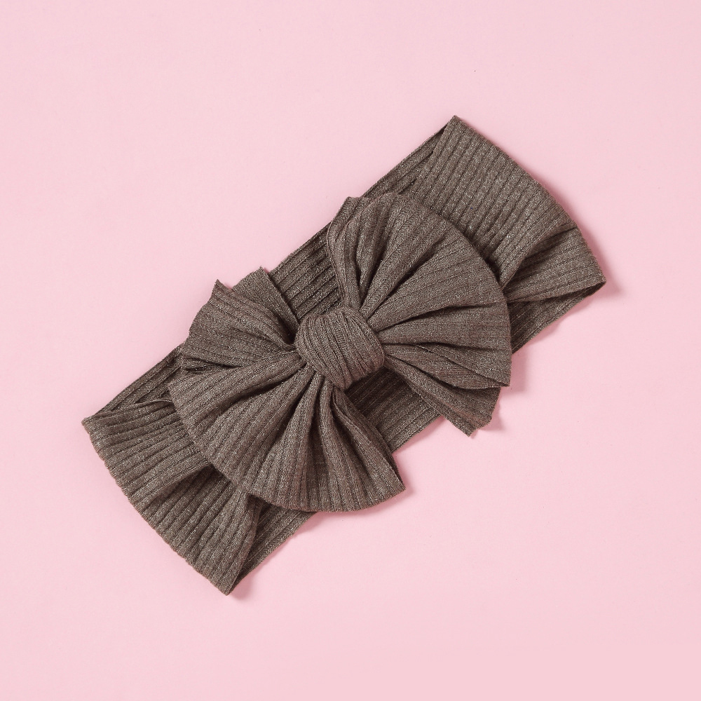 Personalized Embroidery Baby Girl Stretchy Bow Headband | CWBaby208
