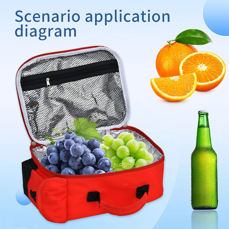 Personalized Embroidery 3D School Bus Insulation Lunch Box