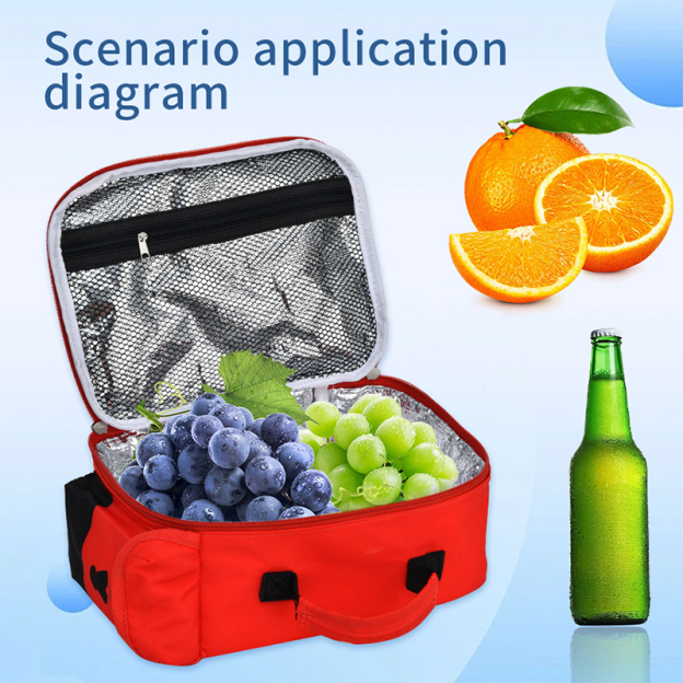 Personalized Embroidery 3D School Bus Insulation Lunch Box