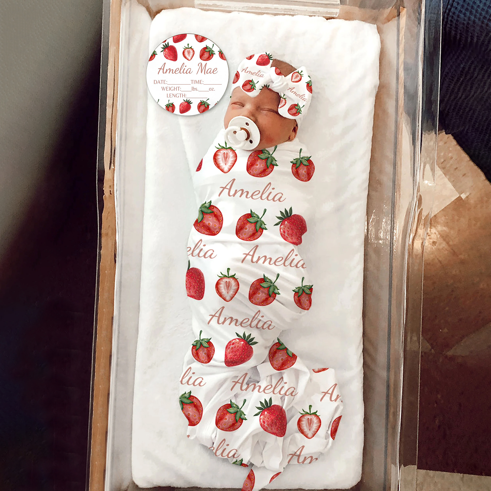 Personalized Baby Swaddle Blanket Set for Comfort & Unique | BBBlanket16