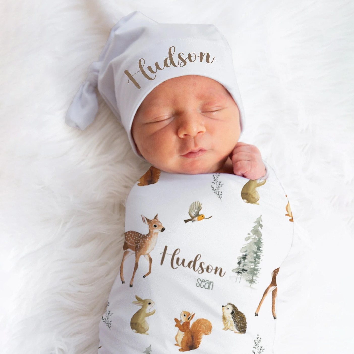 Personalized Baby Swaddle Blanket Set for Comfort & Unique | BBBlanket23